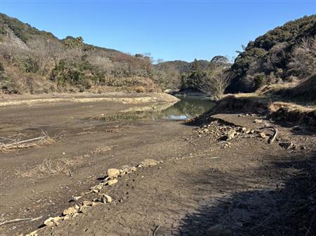 亀川ダム(2月3日の状況)