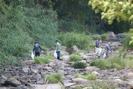 河内川河川清掃の画像