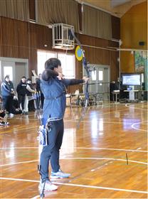 実際に競技姿を披露✨