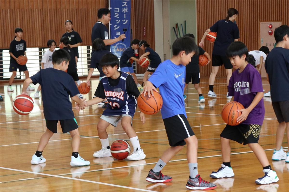 基礎を続けることを学んだ！オリンピアンによるバスケットボール教室の画像