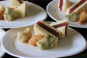 牛深銘菓「合わせ羊羹」と郷土料理のかまぼこ