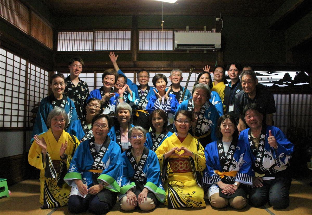 【牛深ハイヤを世界に】台湾人が伝統芸能・「牛深ハイヤ踊り」を体験！の画像