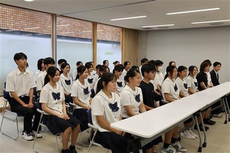 牛深高校郷土芸能部の皆さん