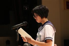 牛深東中学校：新田菜智さん