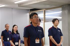 応援職員代表の西浦さん