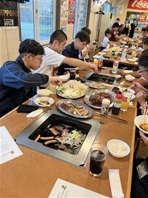 BBQのようす