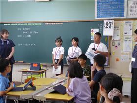 小学校fでの授業のようす