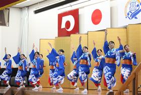 牛深ハイヤ節の披露