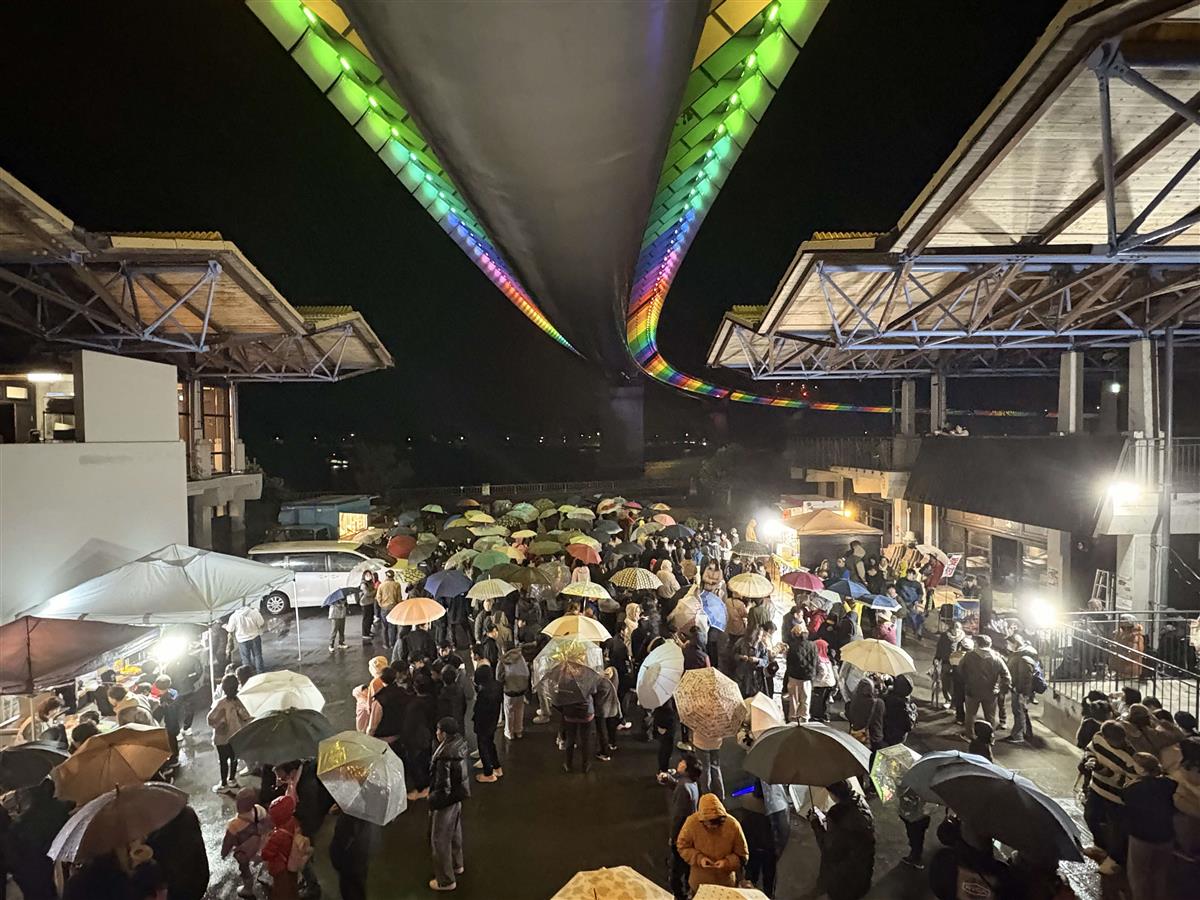 第７回牛深ハイヤ大橋ナイトウォーキングが開催されました！の画像