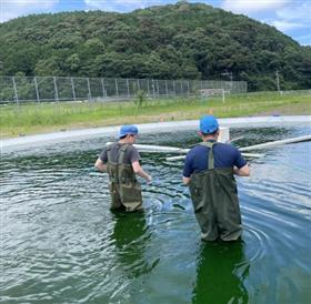 004_地元水産業者とのコラボ(3)（山本金属社員）