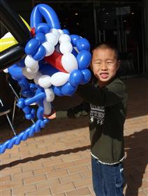 RYUさんから龍のバルーンをゲット♪