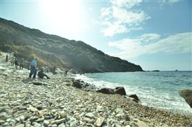 休憩する参加者