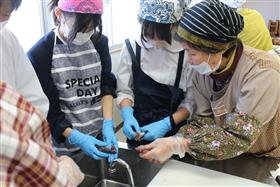 アジをひらきます