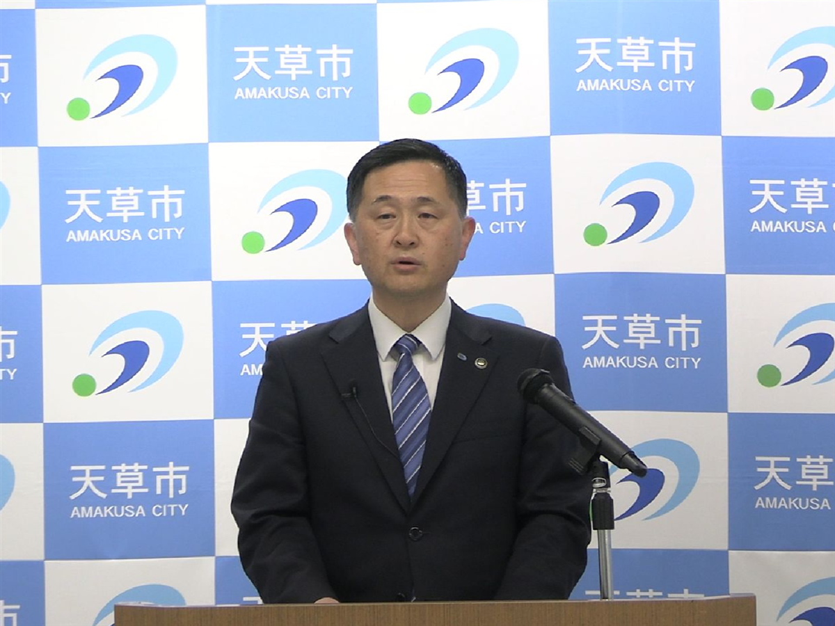 市長記者会見の画像