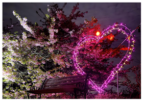 ハートのオブジェ