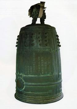 利明寺の梵鐘の画像