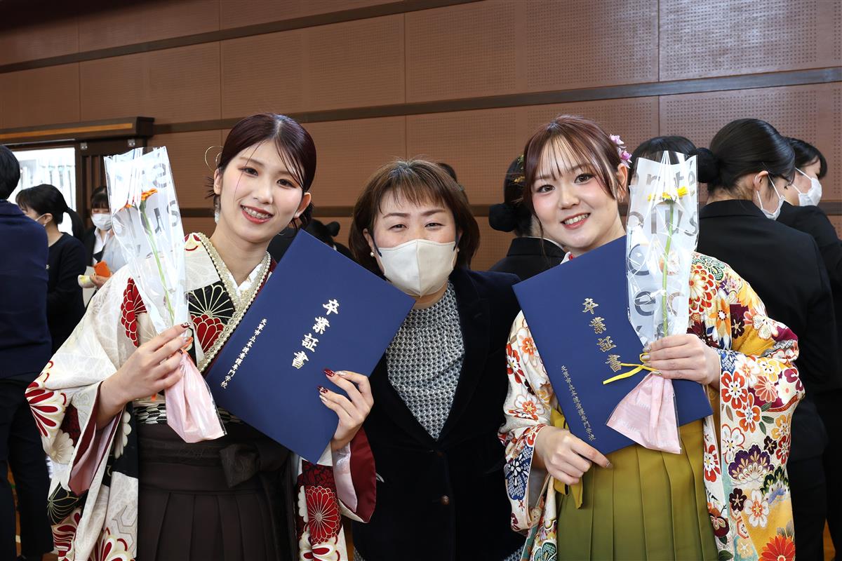 本渡看護専門学校卒業式の画像