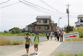 もう少しで中間地点の通詞島展望台