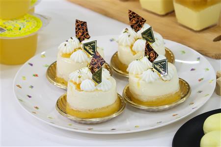 晩柑クリームを使ったケーキ