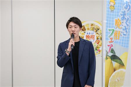 初参加の永田さん（永田冷菓）