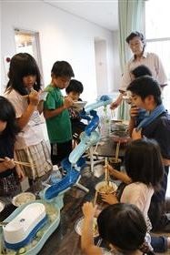七夕とそうめん流しの画像
