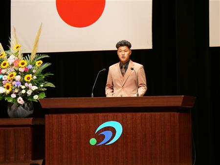 代表宣誓:綱代天心さん