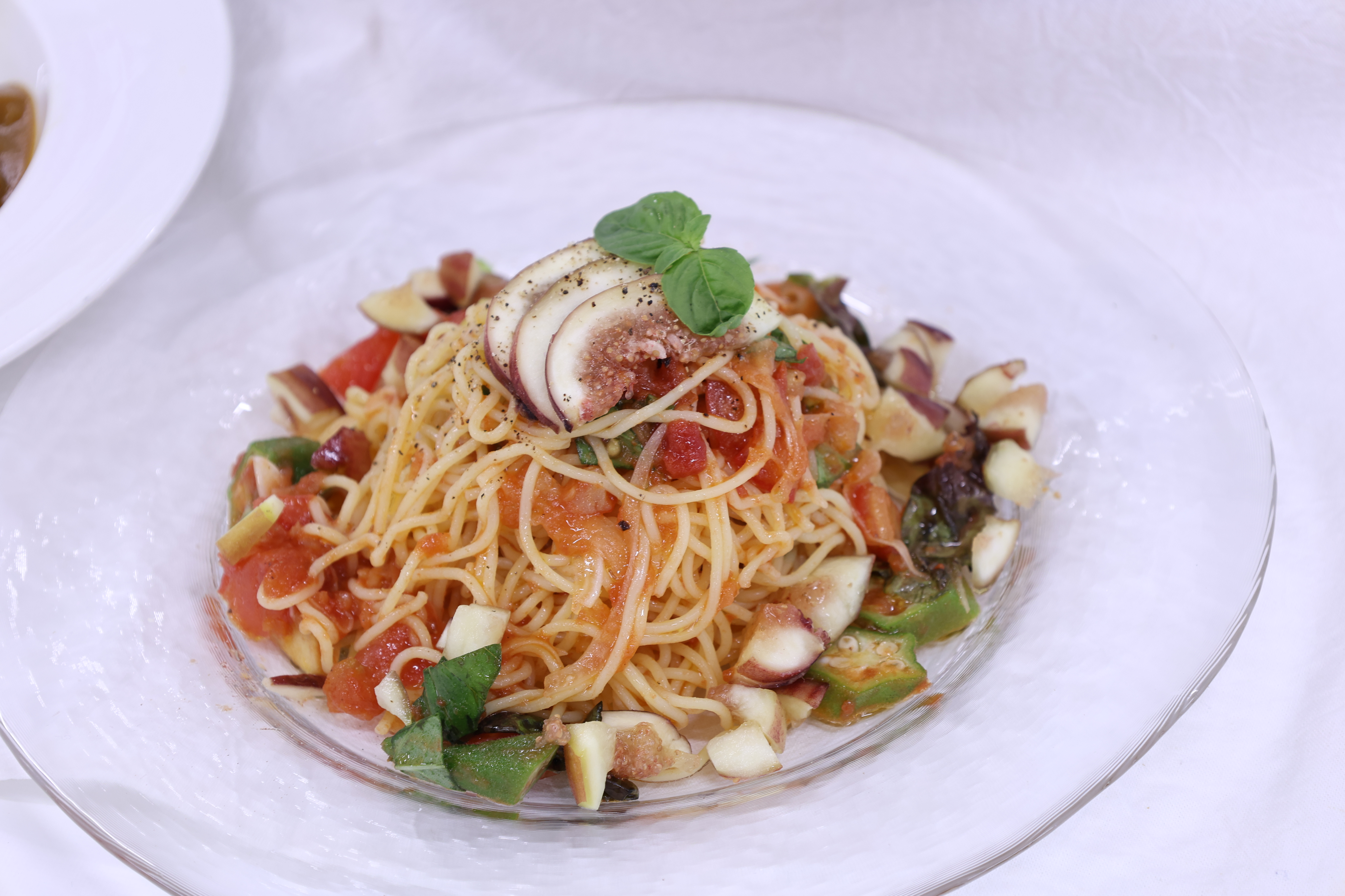 いちじくの冷製パスタ