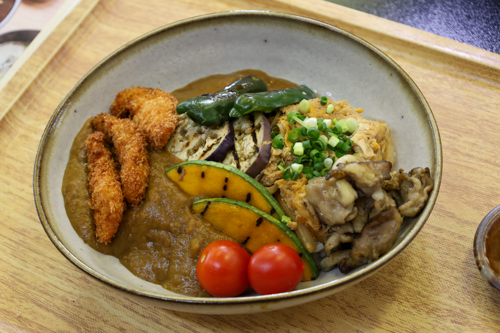 天草大王を使ったカレーと親子丼