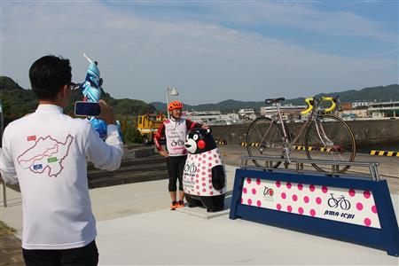 リモートで牛深会場を中継