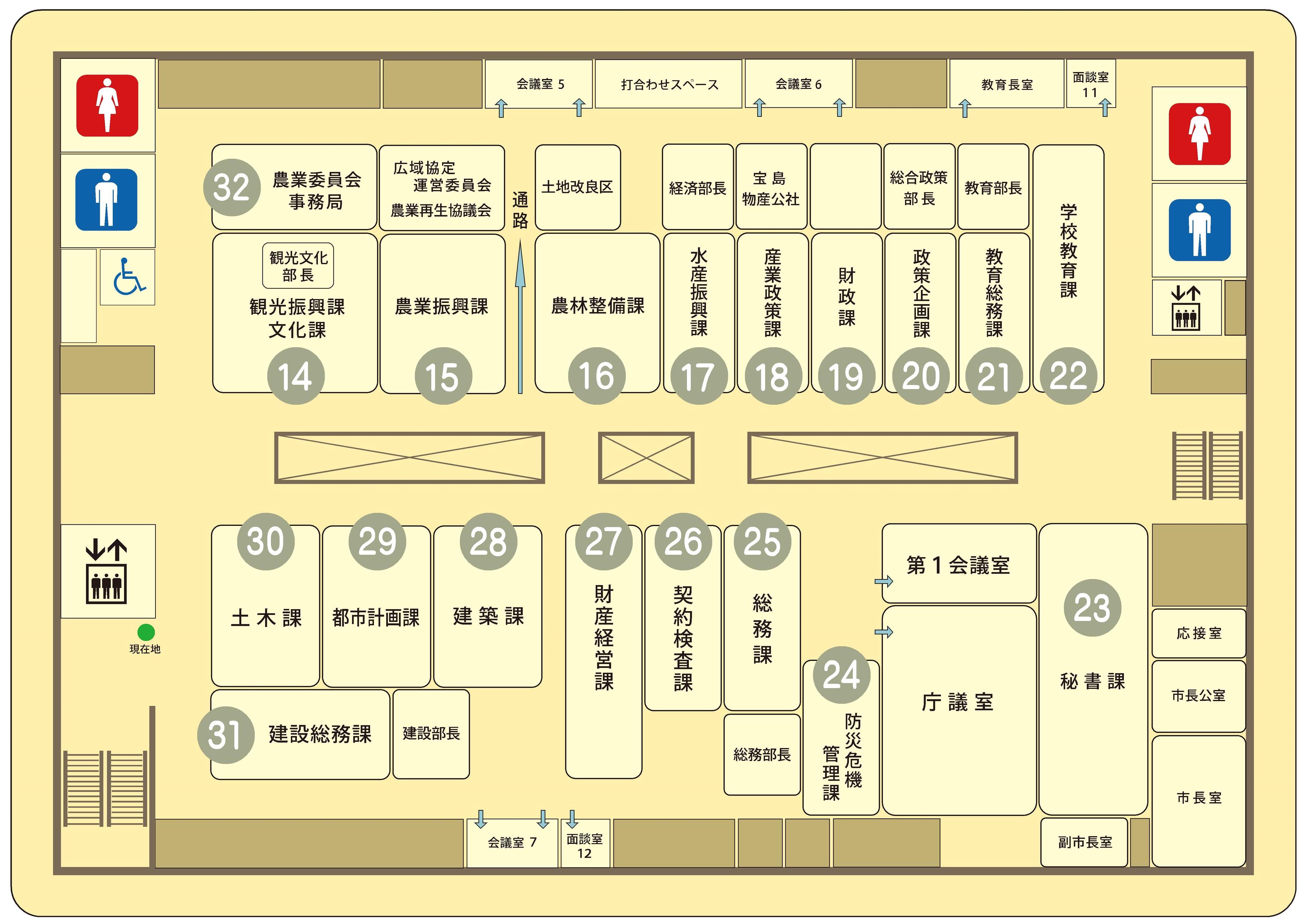 2階配置図